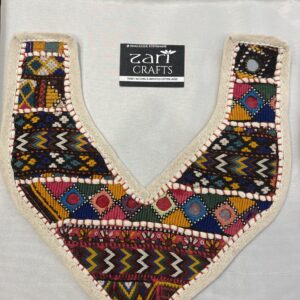 Handmade Blochi Neck Design – Traditional Embroidery Elegance