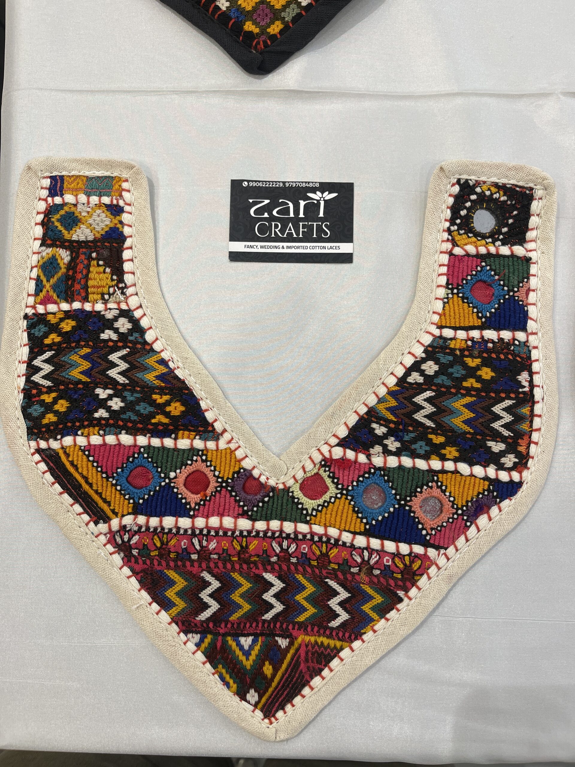 Handmade Blochi Neck Design – Traditional Embroidery Elegance