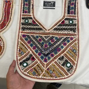 Handmade Blochi Neck Design – Traditional Embroidery Elegance