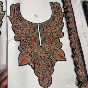 Tilla Neck with 4.5 Meter Lace ( Black copper )