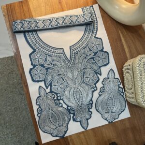 Bot Tilla Set (Teal blue silver)