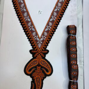 V Sozni Neck with 4.5 Meter Lace.