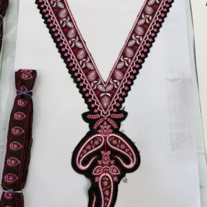 V Sozni Neck with 4.5 Meter Lace.