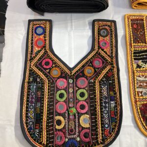 Handwoven Blochi Neck sleeves included.