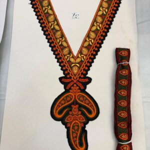 V Sozni Neck with 4.5 Meter Lace.