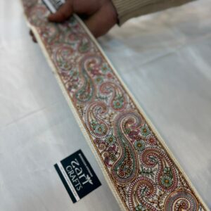 Kashmiri Sozni Lace Per Meter.