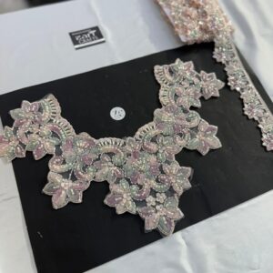 Imported Neck & Lace for Bell Sleeves