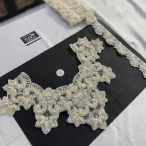 Imported Neck & Lace for Bell Sleeves (Cream)