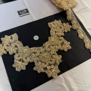 Imported Neck & Lace for Bell Sleeves